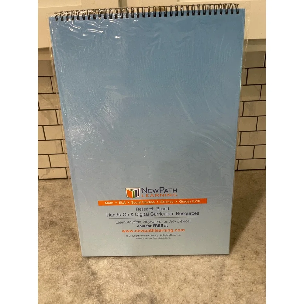 NewPath Learning Math Flip Charts Grade 2 Multicolor Curriculum Mastery 33-2001